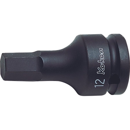 Ko-Ken Bit Socket 7mm Hex 60mm 1/2 Sq. Drive, 14012M.60-7 14012M.60-7